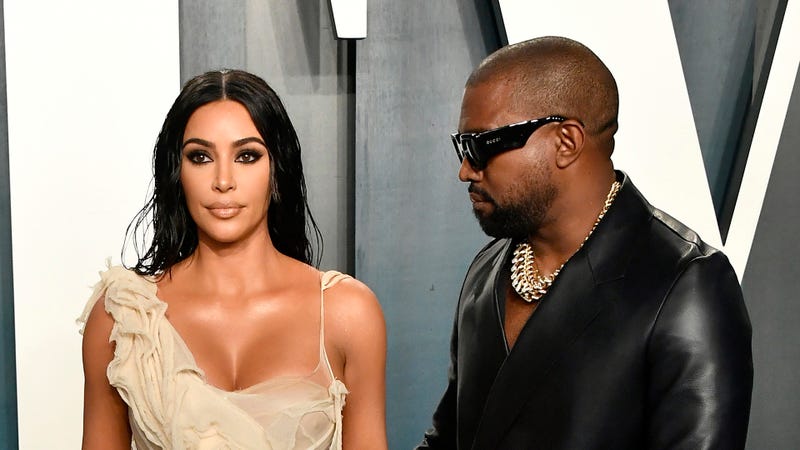 Kim Kardashian and Kanye West 