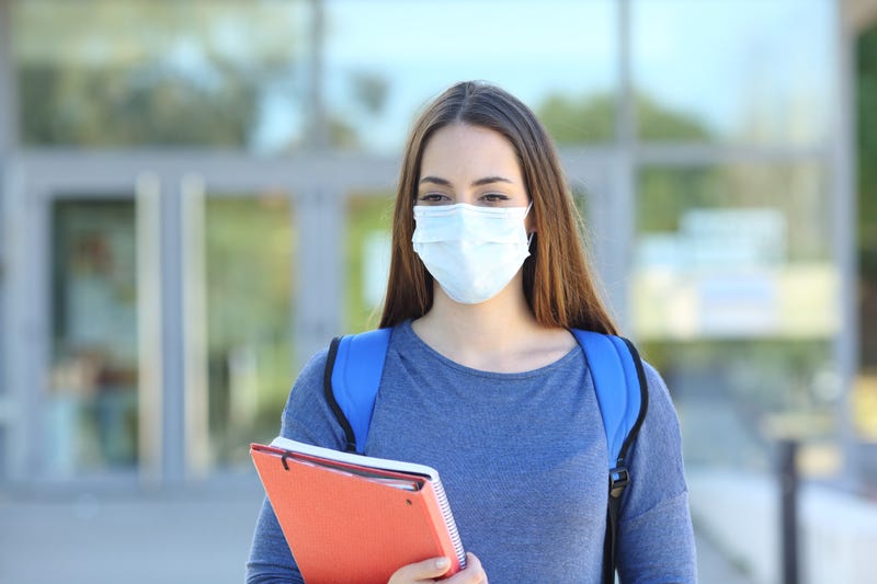 High school student returning to school amid COVID-19
