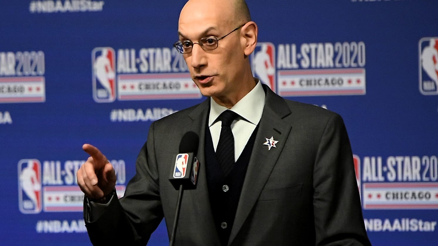 NBA Commissioner Fires Back at NYC Mayor Over Coronavirus Testing