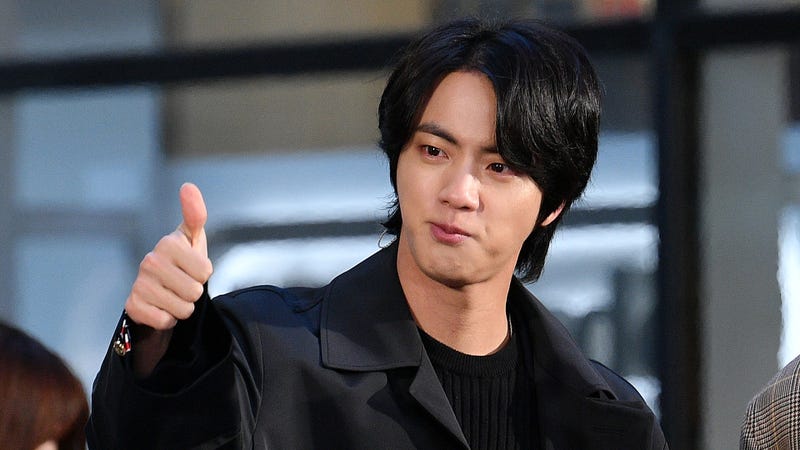 Jin of the K-pop boy band BTS