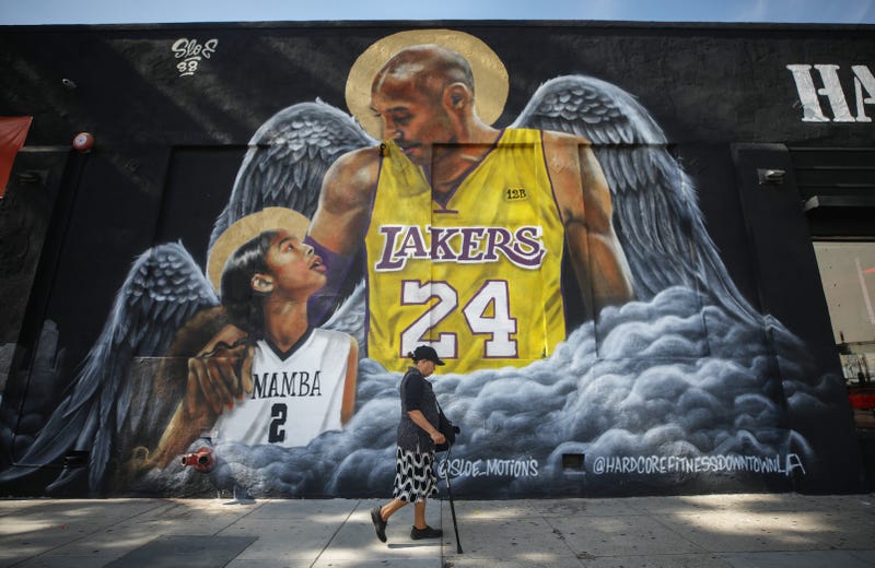 Kobe and Gianna Bryant mural
