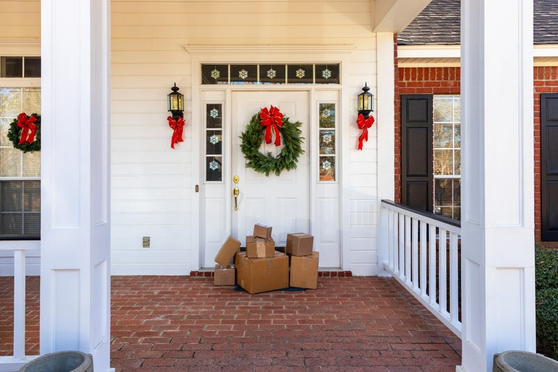 Packages on the porch