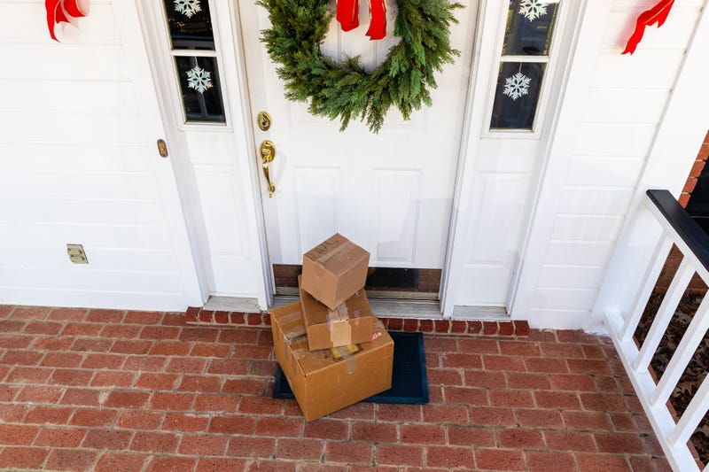 Packages left on porch