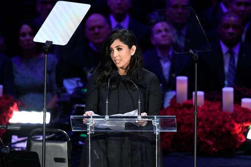 Vanessa Bryant speaks during The Celebration of Life for Kobe & Gianna Bryant at Staples Center on February 24, 2020 in Los Angeles, California