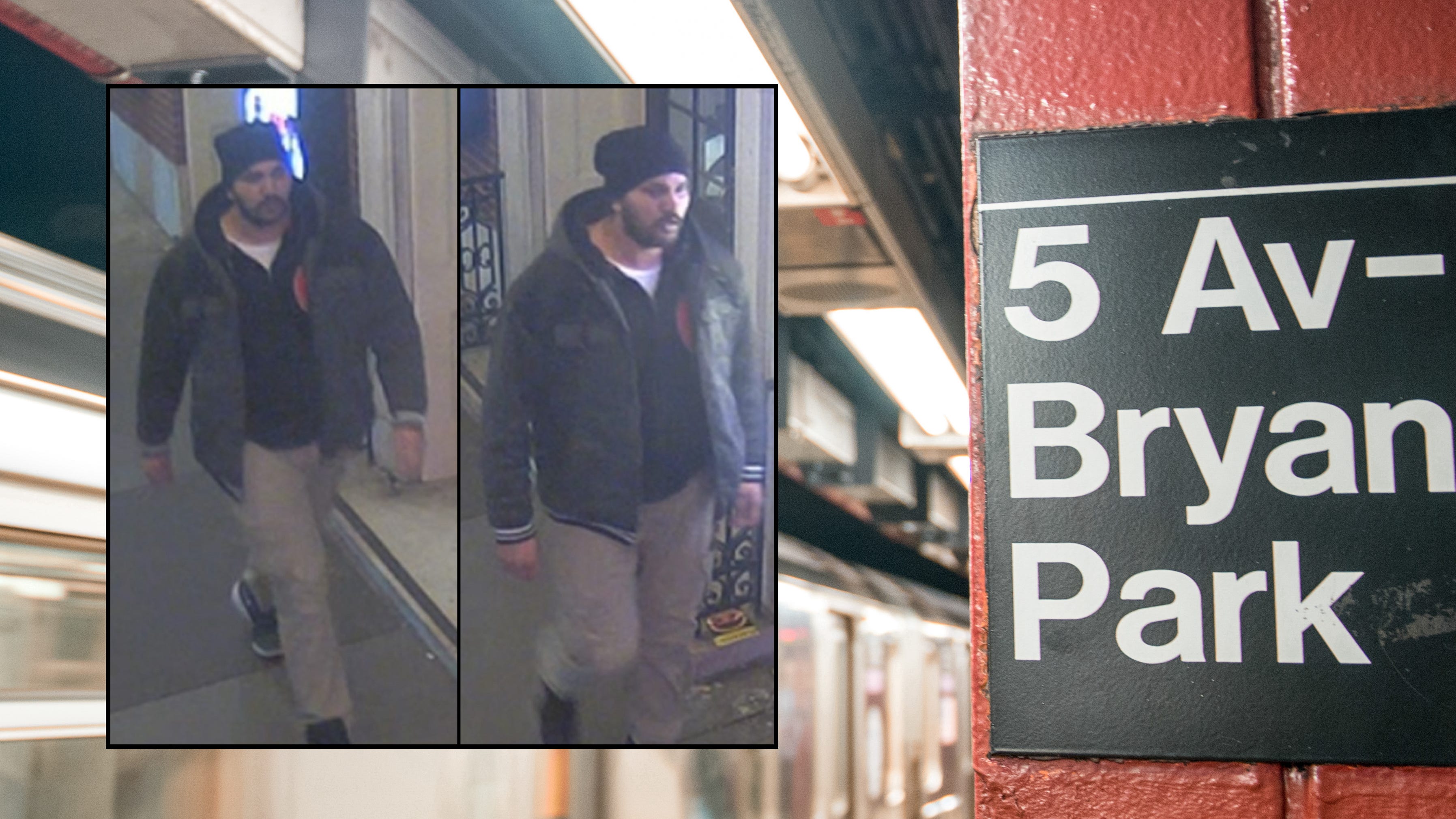 SEEN HIM? Man groped, punched, robbed woman in Bryant Park subway