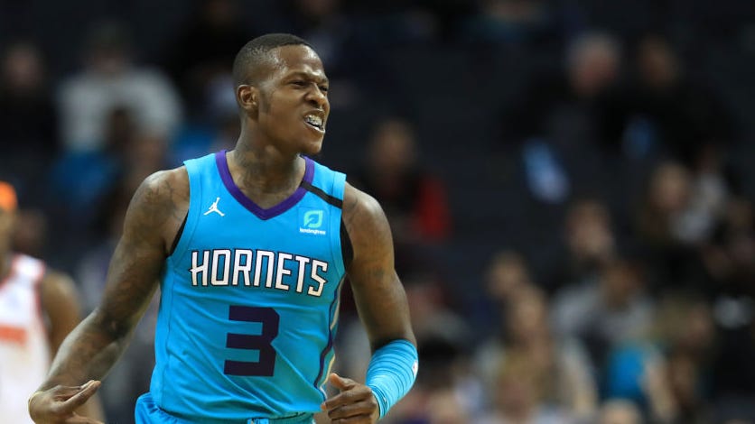 Former Celtic Terry Rozier shatters NBA record with 10 three-pointers on opening night