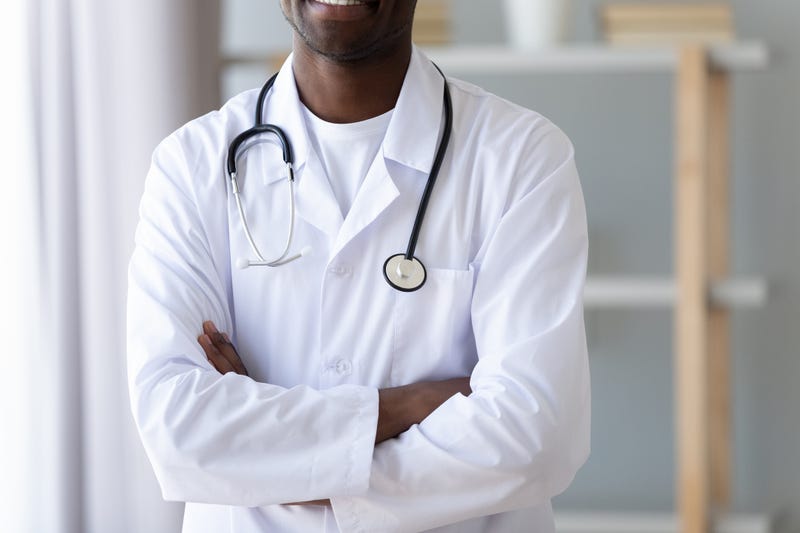 A Black doctor.