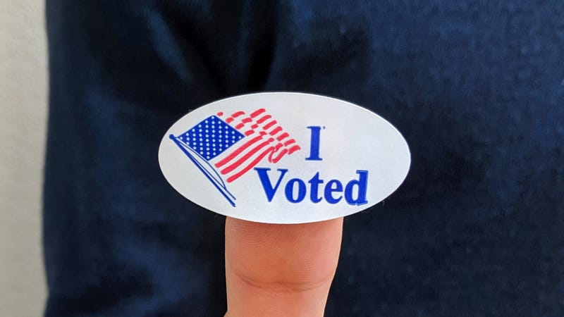 I Voted sticker