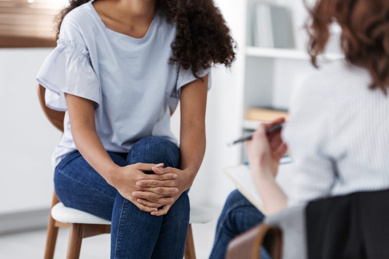 Young women talk