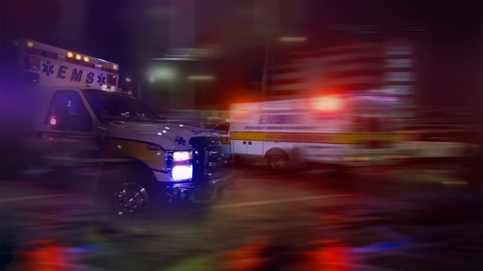 Prisoners hospitalized following crash between prison van and pickup truck