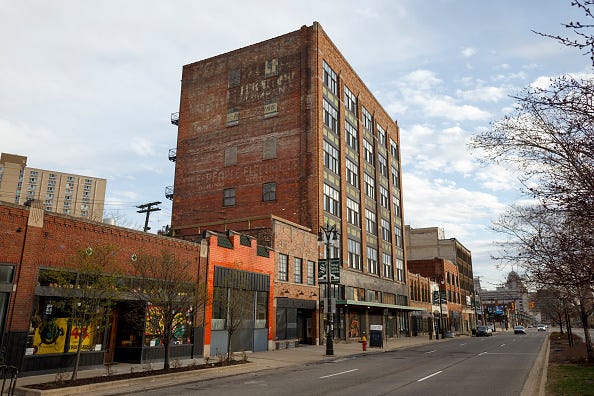 A block in Eastern Market
