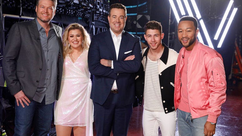 What is the net worth of each of the hosts on ‘The Voice’?