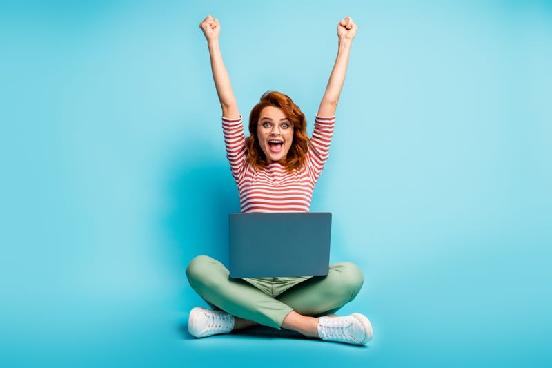 Excited Woman