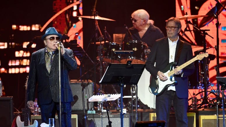 Hear Eric Clapton and Van Morrison rage against coronavirus lockdown on new song, 'Stand and Deliver'
