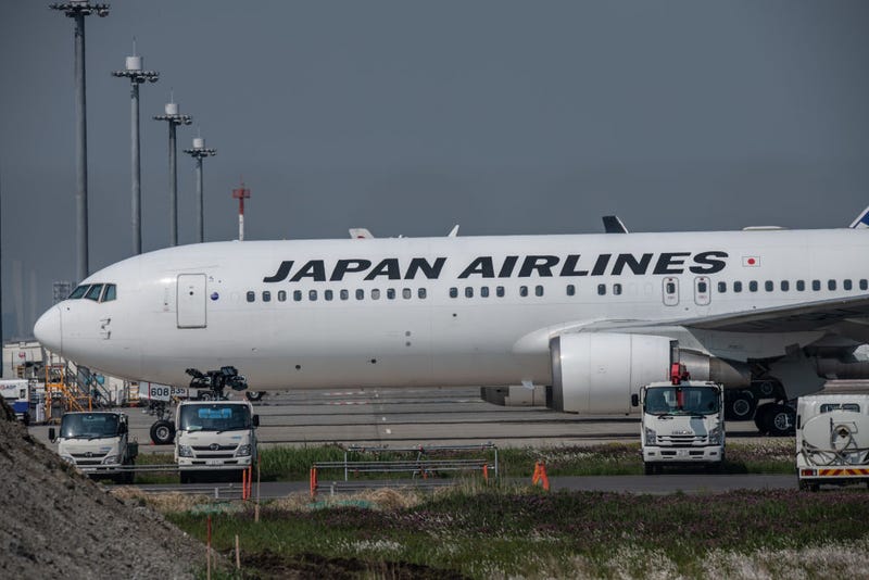 ANA (All Nippon Airways) and Japan Airlines aeroplanes sit unused at Haneda Airport on April 30, 2020 in Tokyo, Japan.