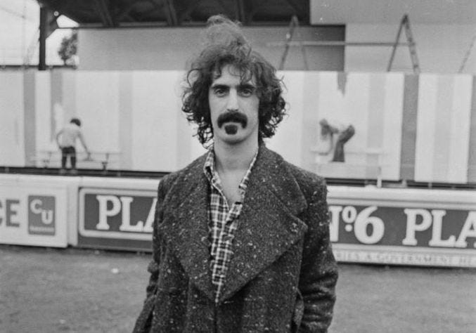Frank Zappa at Rock at the Oval 1972