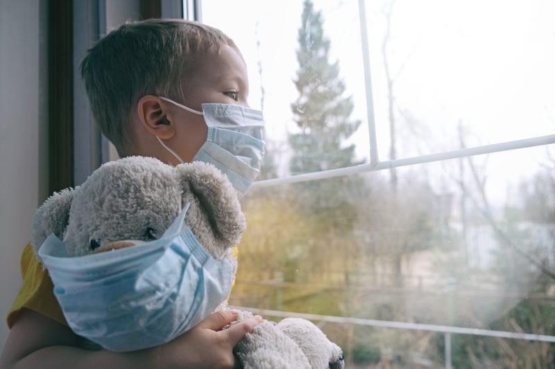 Child with COVID