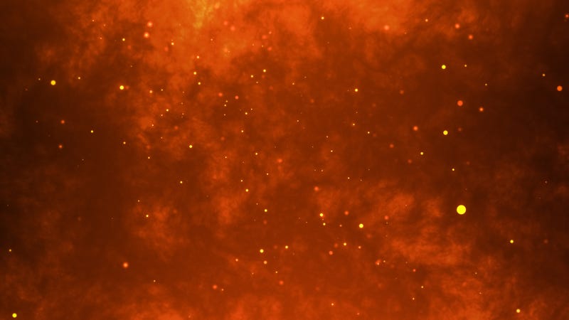 File image - Fire flames and embers.