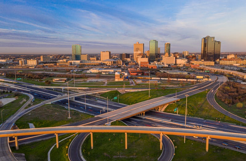 FILE: Highways around downtown Fort Worth.