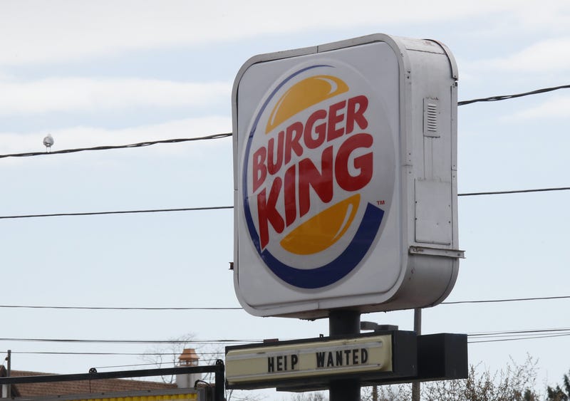 An image of the sign for Burger King as photographed on March 16, 2020 in Wantagh, New York.