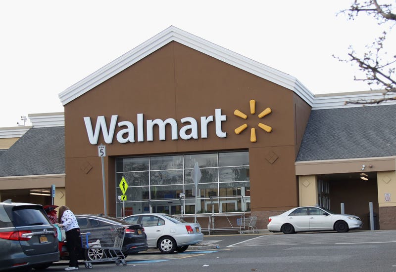 Walmart sign on store 