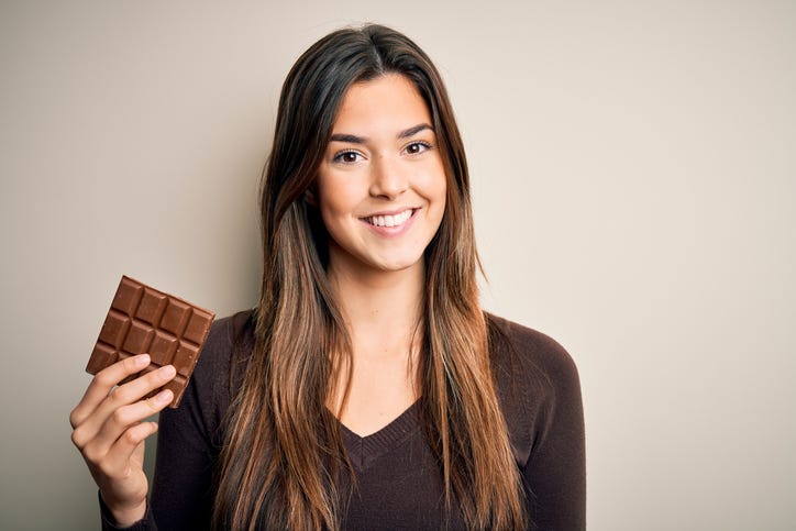 Happy Eating Chocolate