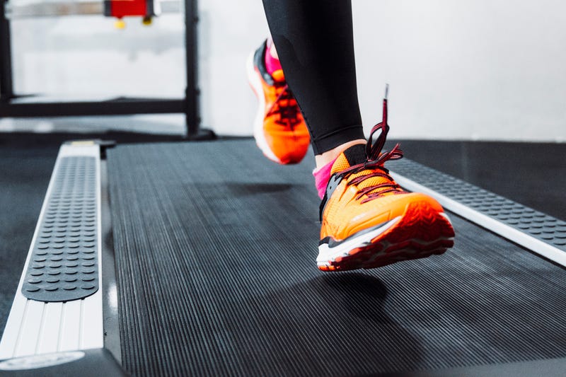 runner on treadmill