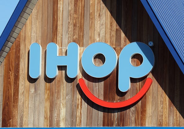 IHOP restaurant. 