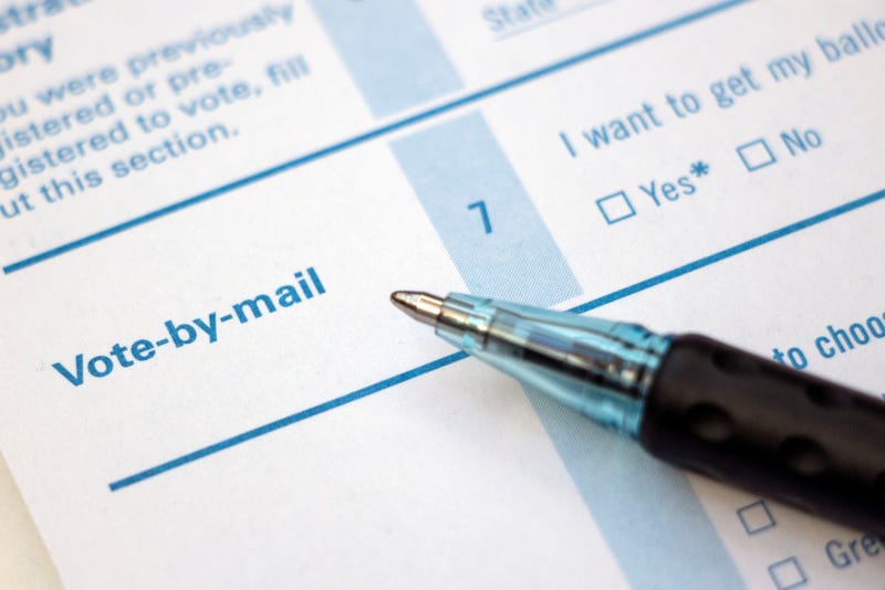 Voting by mail.