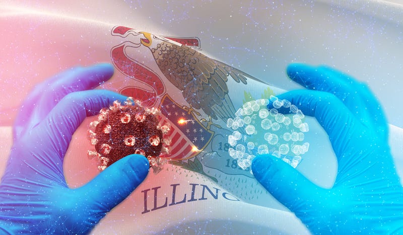 Illinois daily coronavirus caseload breaks new record at 12,438