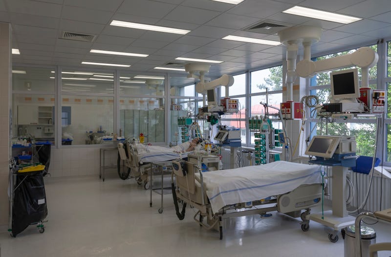 ICU beds. 