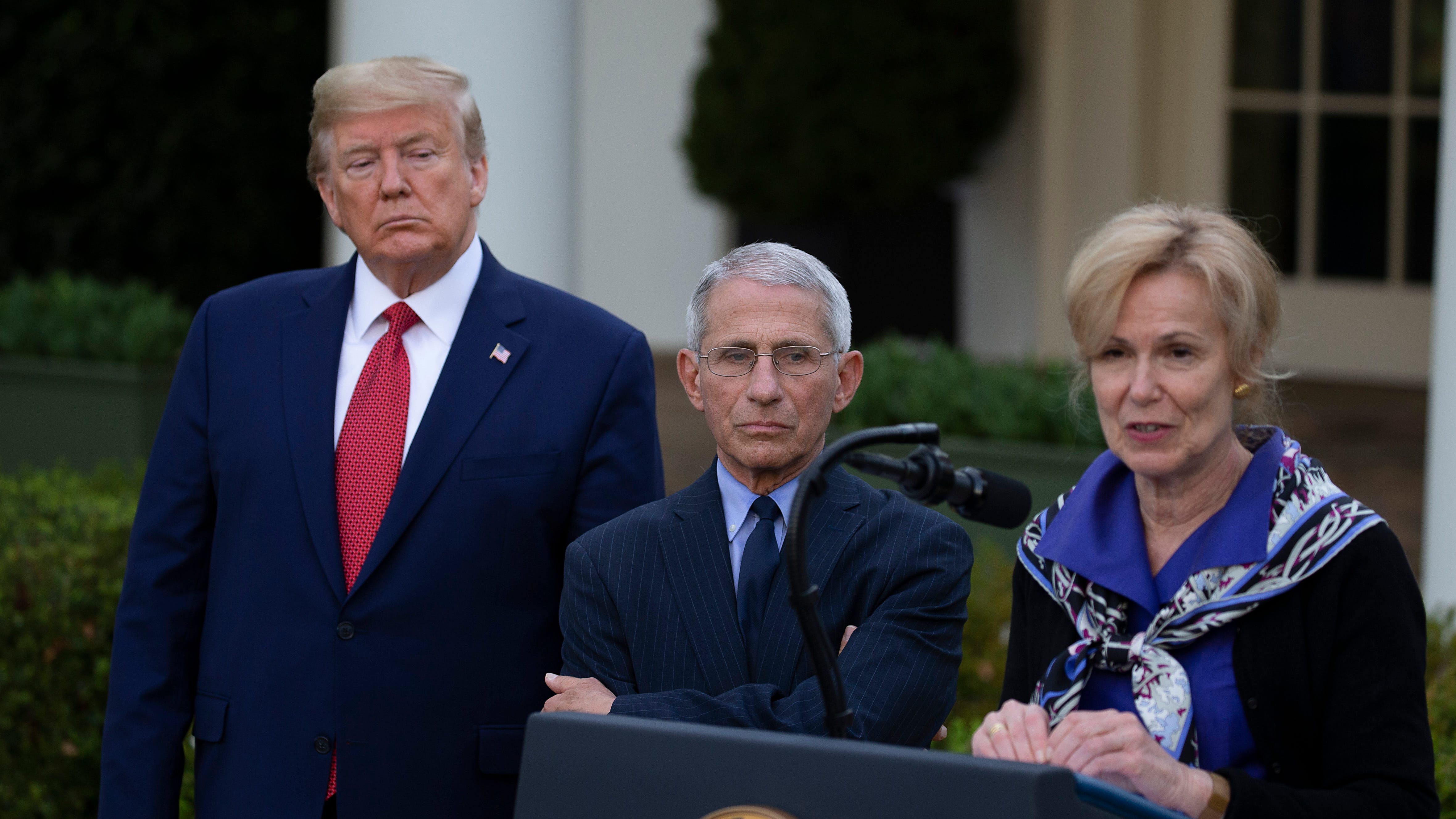 Trump tees off on Birx, Fauci: 'Two self-promoters trying to reinvent history'