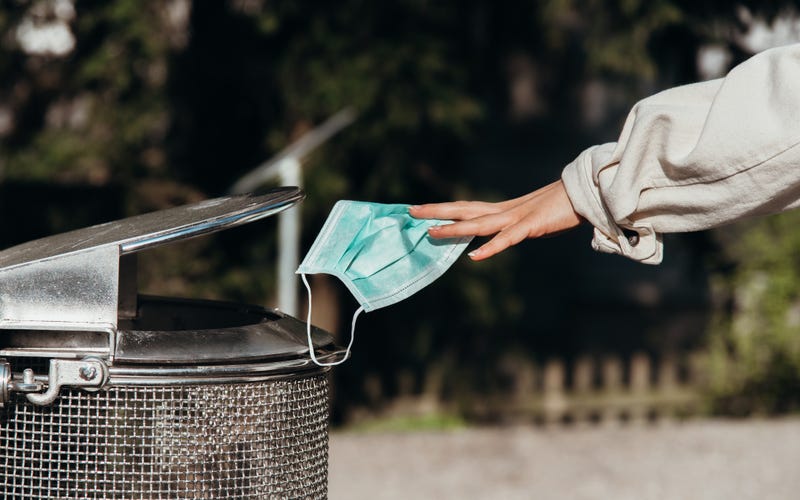Throwing away cloth Mask