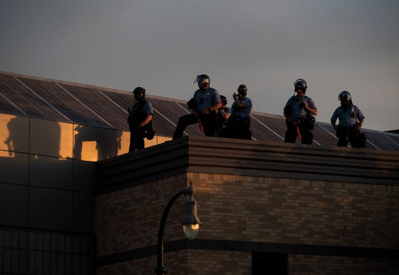 Cops on roof