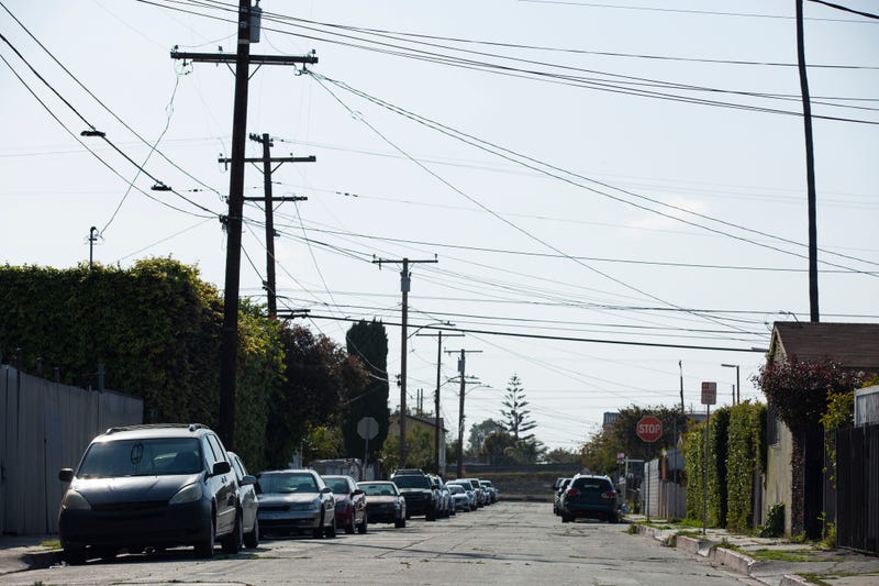 File photo of a city street in Los Angeles County's Compton, Calif.