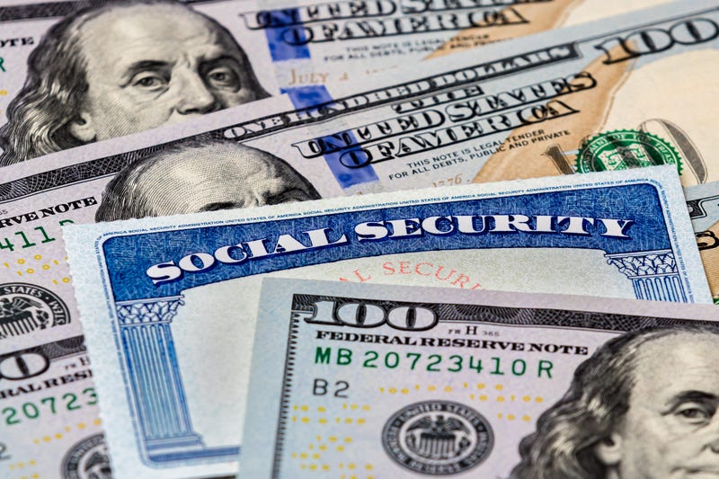 Money and a social security card. 