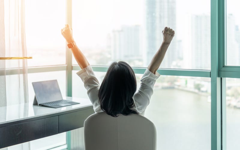 Excited Woman