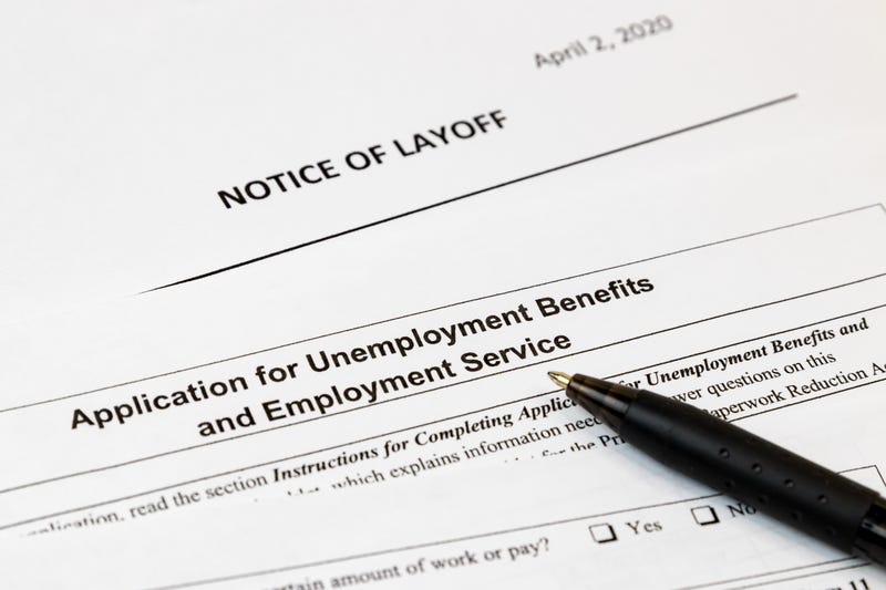 Unemployment benefits application