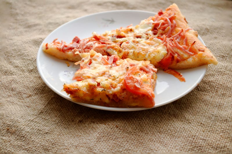Leftover pizza
