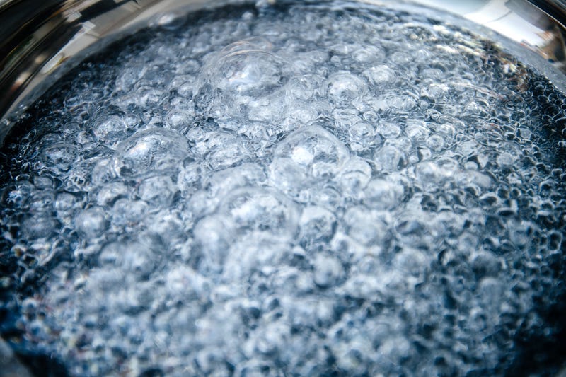 Boiling water