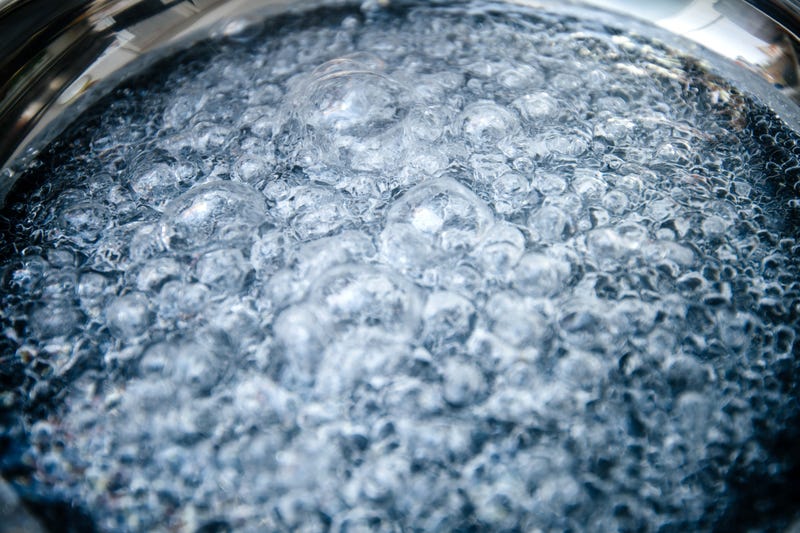 Boiling water