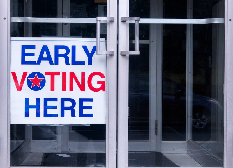 Early Voting stock photo