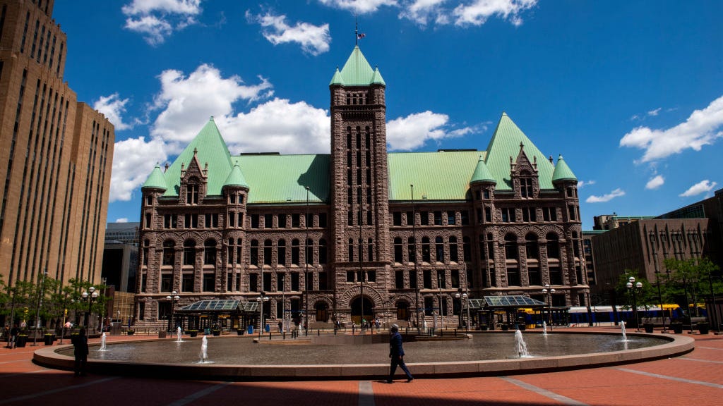 Mayor Frey and city leaders tout first new government structure in 100 years in Minneapolis