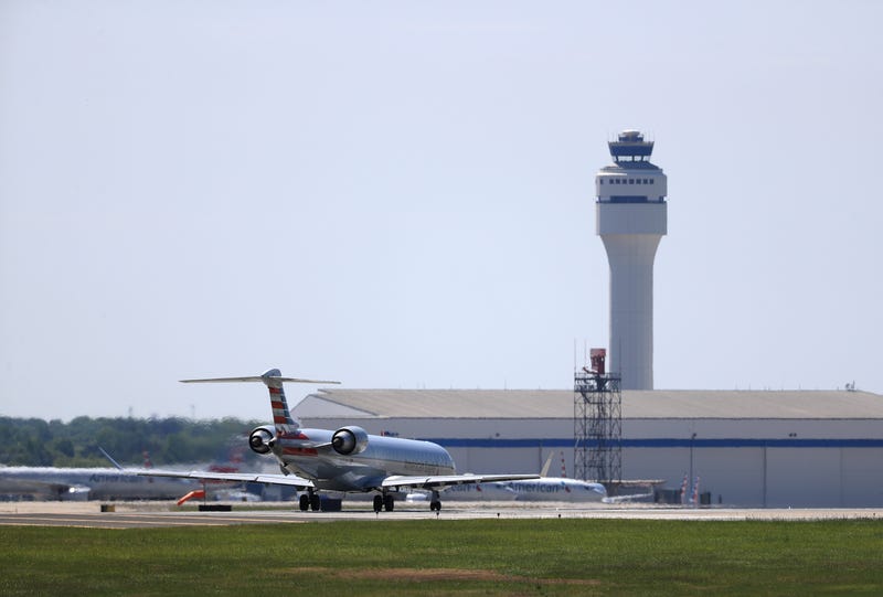 American Airlines planes on the tarmac at Charlotte Douglas International Airport.