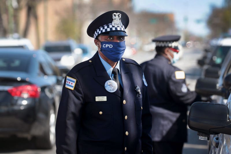 Police masked up