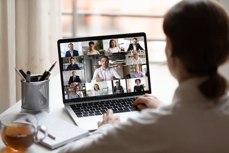 Work zoom call