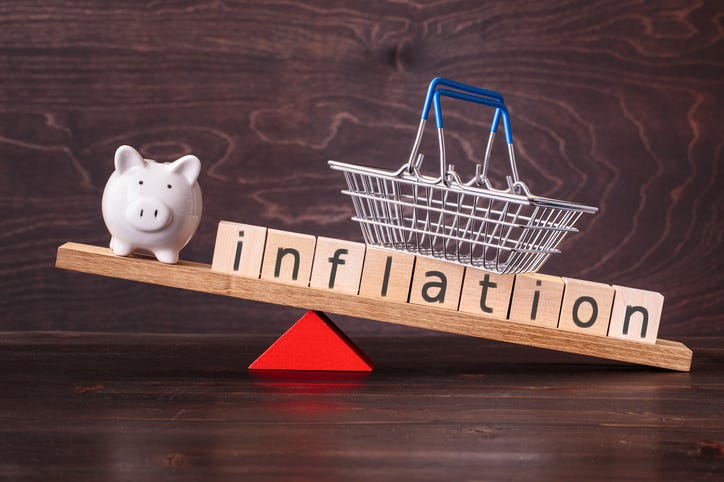 Inflation graphic. 