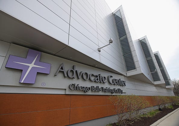 A general view of the Advocate Center, the practice facility for the Chicago Bulls on April 27, 2020 in Chicago, Illinois.
