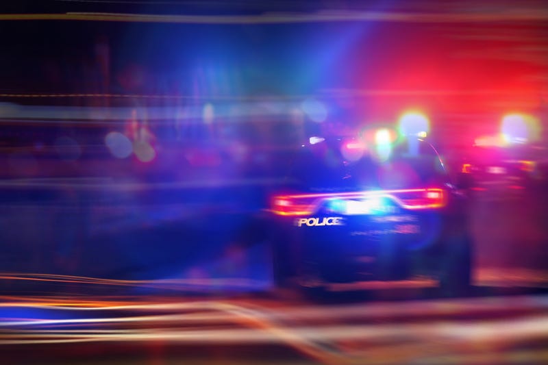 police cars and lights