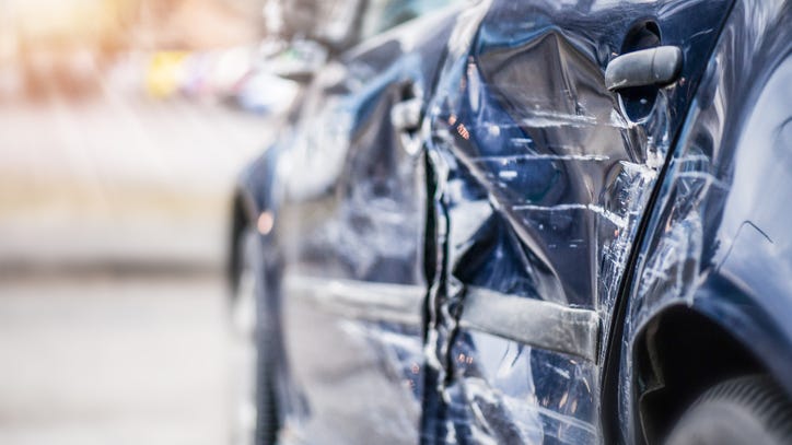 Car salesman rescued after test drive leads to fiery crash